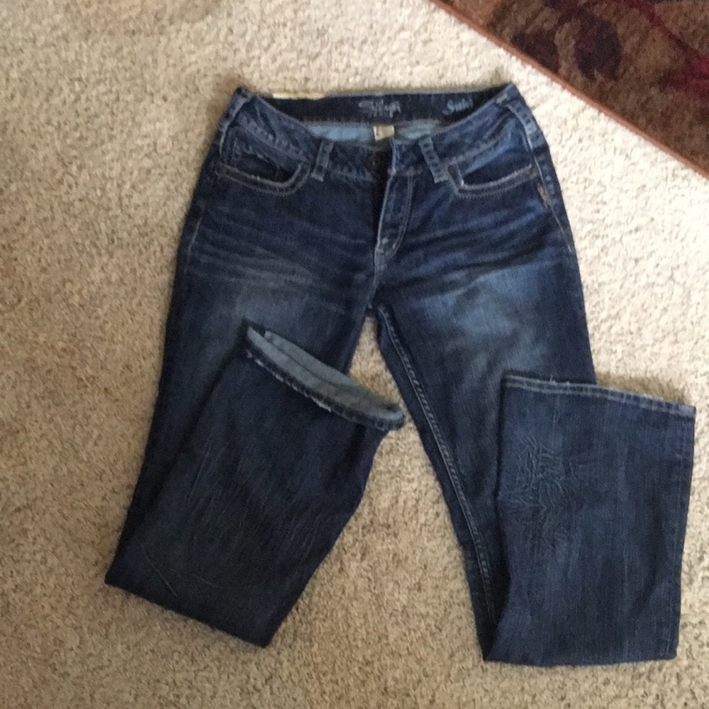 Silver Suki..Flap bootcut jeans